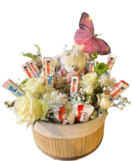 صورة بكس كندر مع دب